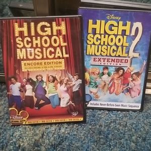High School Musical 1 & 2 DVDs